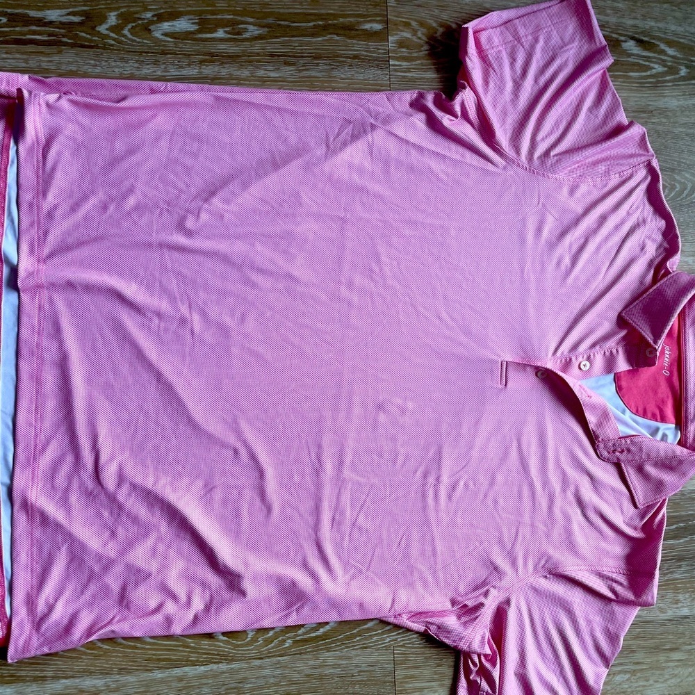 Brand new Johnnie-O Performance Golf Shirt. It’s an XL, but fits like an XXL.